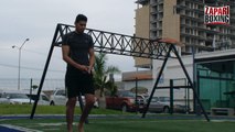 Zurdo Ramírez, entrenamiento en el Mazatlán Combat Club
