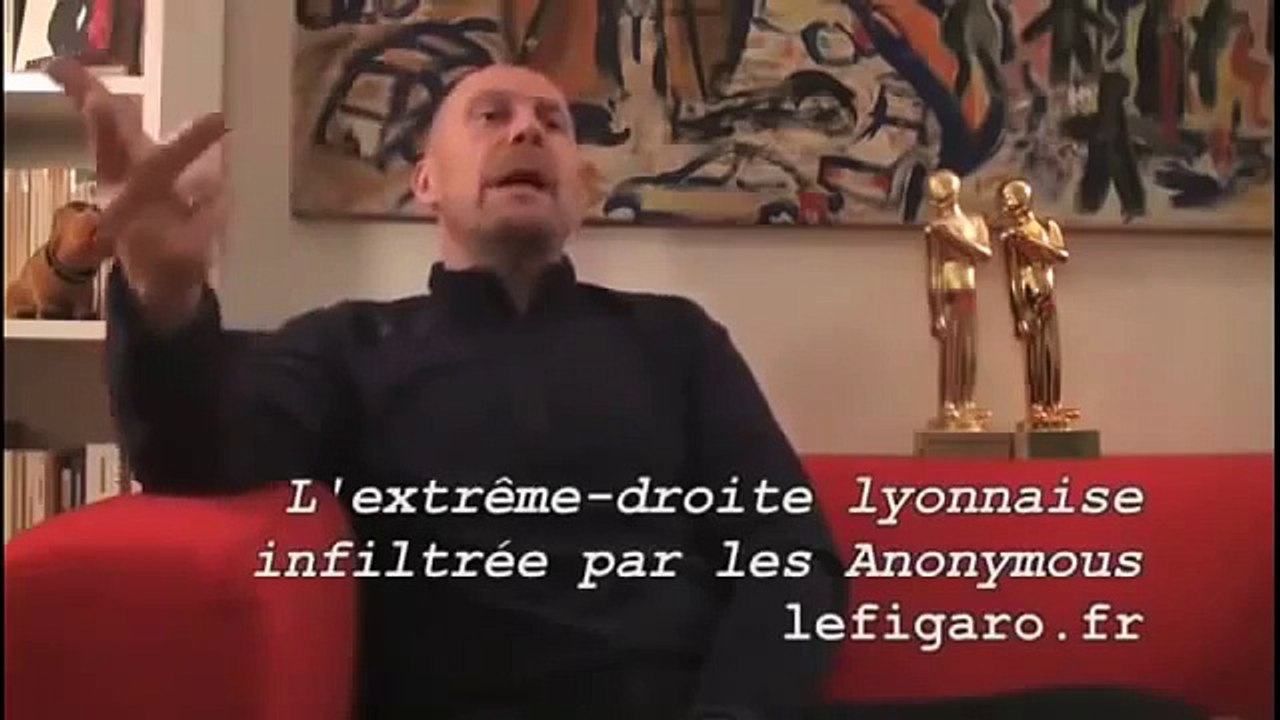 Alain Soral  .. le problème d'Anonymous ...