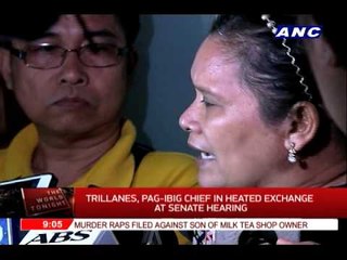 Download Video: Trillanes, Pag-IBIG chief lock horns