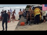 Lightning strike at Venice Beach, California, kills one and injures eight