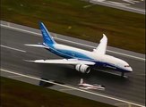 Boeing 787 First Flight landing video at Boeing Field