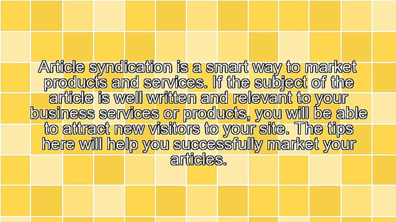 Get The Competitive Edge With These Suggestions On Article Syndication