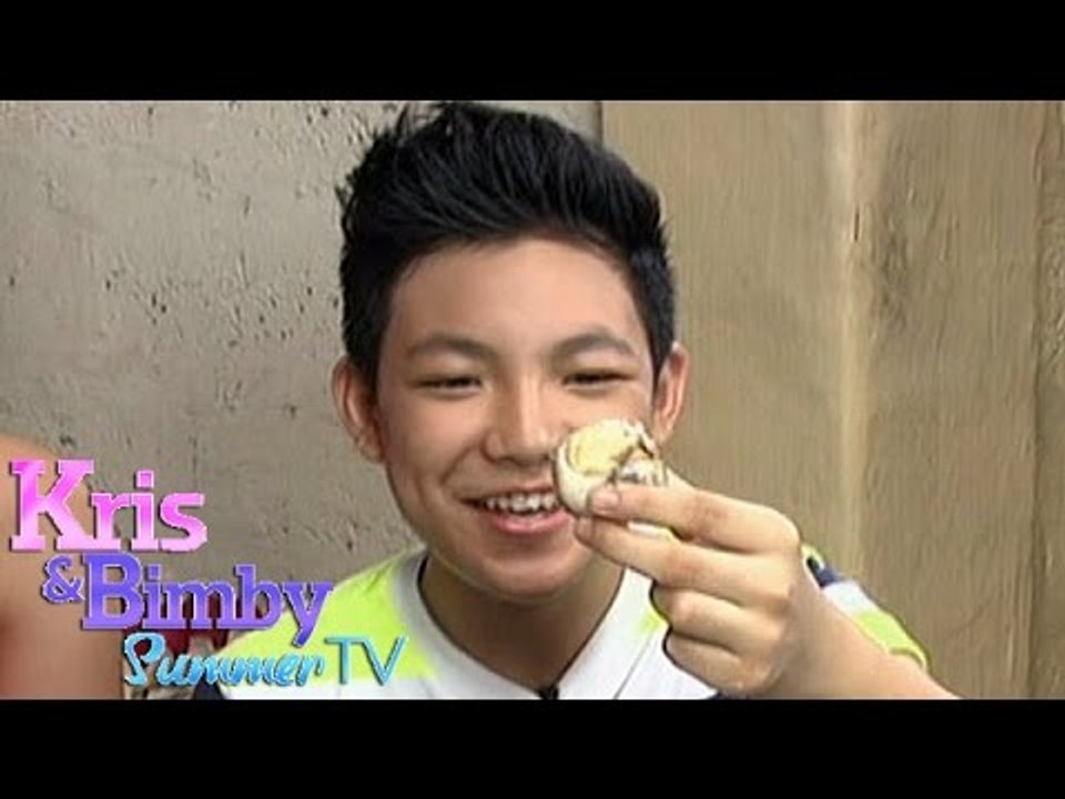 Darren eats 'balut' on Kris TV