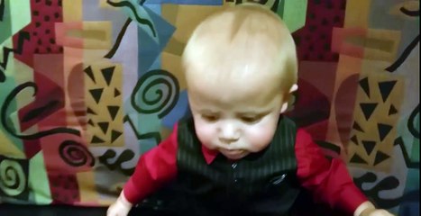 Baby Is Nervous in Front of the Camera