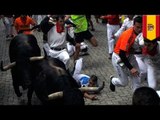 Spanish bull-running festival accident: American expert Bill Hillmann gored by bull