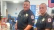 Two Victoria, Texas cops are caught in the act of kindess at a local Walmart