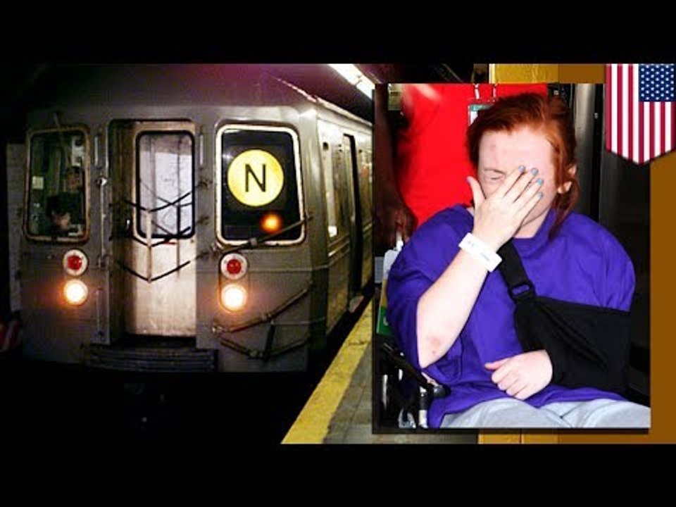 Drunk Irish woman Mary Downey falls onto subway tracks, ran over 3 times, and lives!