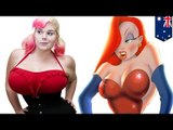 Extreme plastic surgery: Australian pin-up model Penny Brown turns herself into real-life Jessica Ra