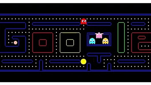 celebrating Pac-Man 30th anniversary by playing it on Google's doodle ...