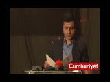 Selahattin Demirtaş TRT mikrofonunu düşürdü salon güldü