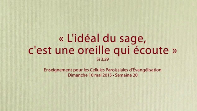 Sem 1520 - Écoute !