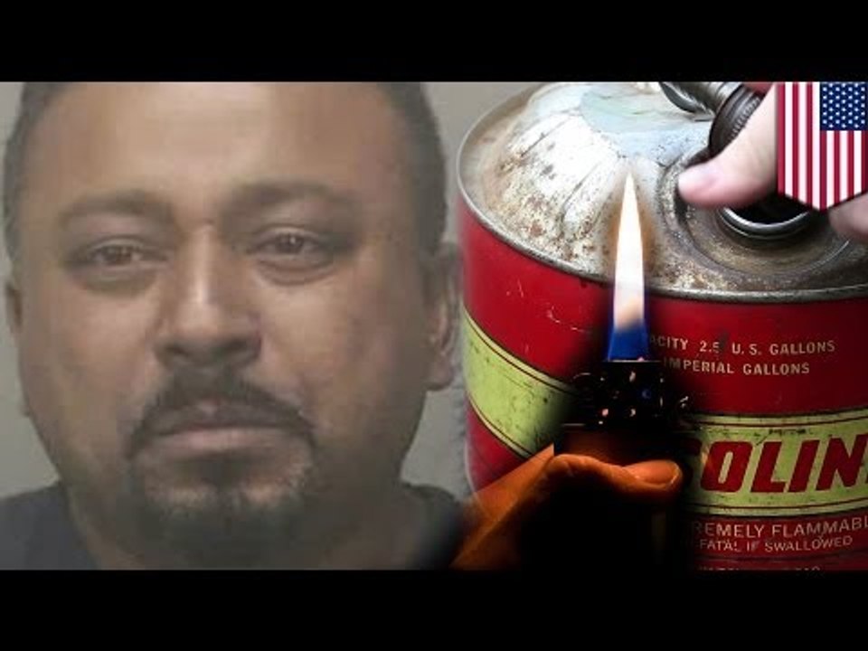 Man throws gasoline on wife and tries to light it, tells cops he was 'just joking'