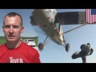 Skydive or crash! Pilot forced to leap from own Cessna