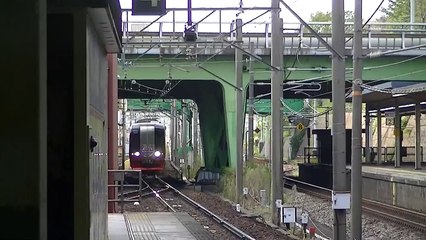名鉄2200系(常滑線全線開通100周年記念号)金山駅到着MHフルコーラス