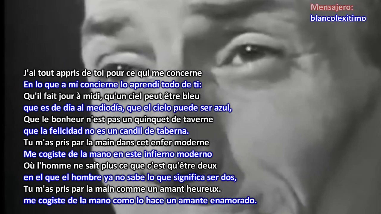 38 ► Que serais-je sans toi ► Jean Ferrat