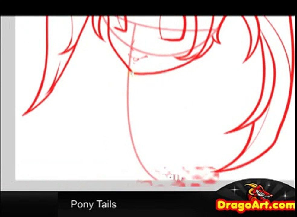 How to Draw an Anime Girl Face, Anime Girl, Step by Step