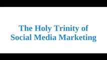 How to Drive Traffic - The Holy Trinity of Social Media Marketing - Facebook, Twitter, Blog