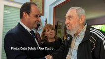 Cuba : Hollande rencontre Raul et Fidel Castro