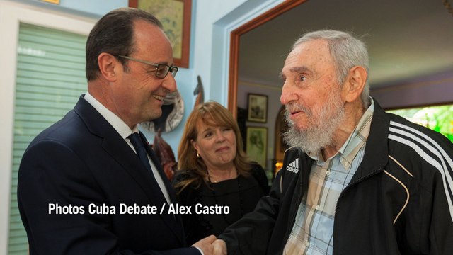 Cuba : Hollande rencontre Raul et Fidel Castro