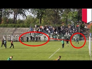 Brutalité policière? La police tue un hooligan polonais après un match, durant une émeute