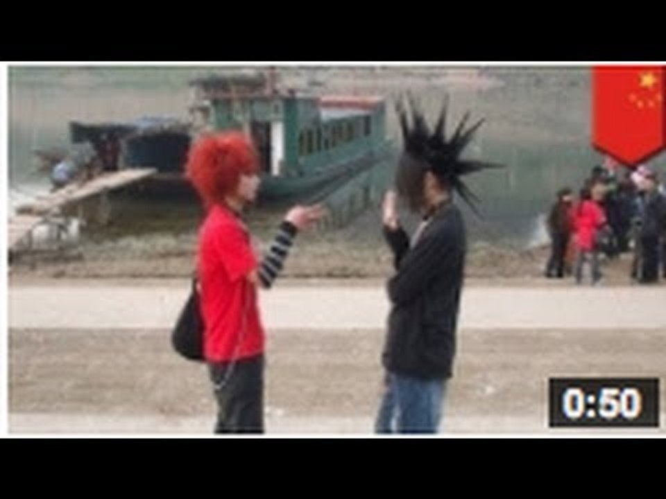 Le Shamate c'est chinois et le visual kei c'est Japonais.