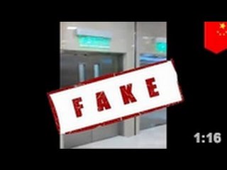 Des fausses sorties de secours en Chine! Le surnomme des contrefaçons.