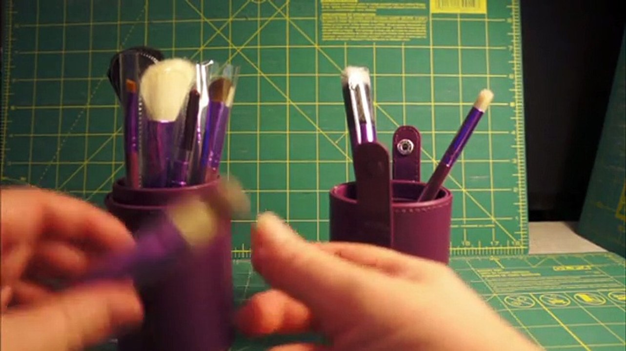 Elegant Professional Beauty Cosmetic Makeup Kit Review - Excellent set of natural brushes!