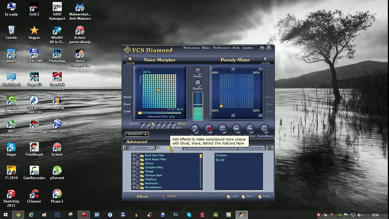 Hangtorzító program PC-re