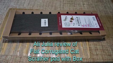 Excellent Favorite Flat Corrugated Cat Scrather pad with Box for Cats and Kittens