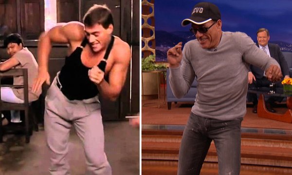 Jean-Claude Van Damme refait la danse de Kickboxer !