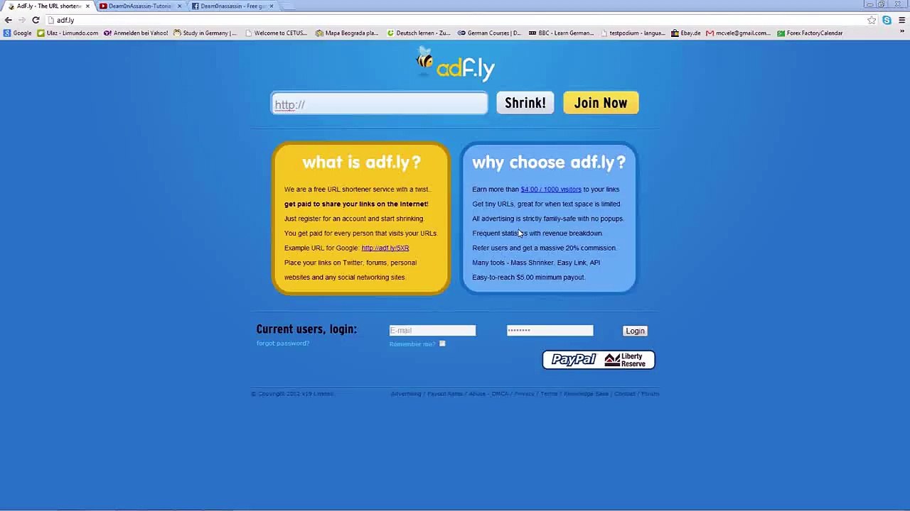 ADF.LY _ Earn Money Online with youtube ,facebook and twitter_