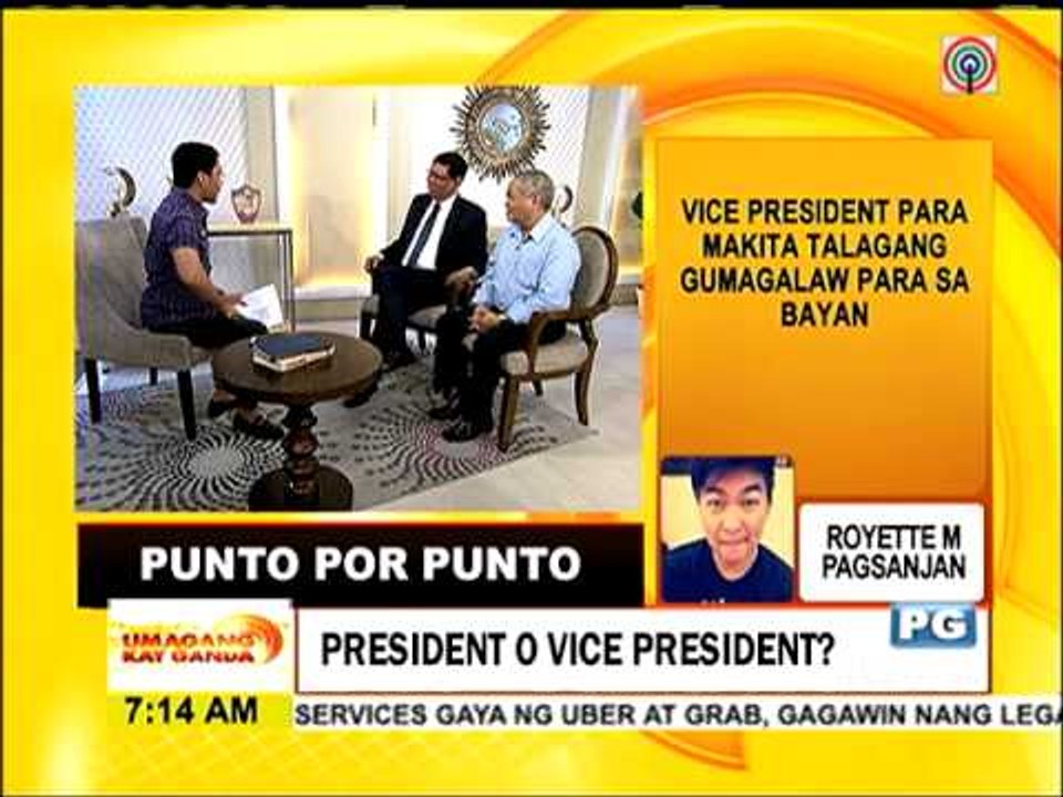 Punto por Punto: Presidente o VP?
