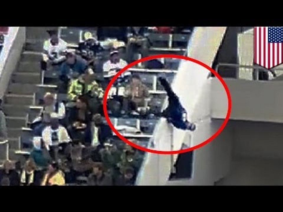 VIDEO: Buffalo Bills fan na nahulog sa stadium, nakasuhan ng assault!