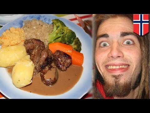 Scandinavian food innovation: Norwegian artist Alexander Wengshoel eats his own hipbone!