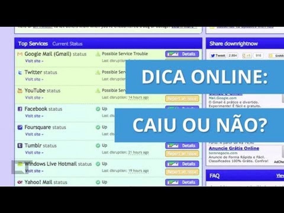 Dica: Descubra se um site caiu para todos ou se o problema é sua conexão