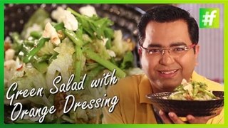 How to Make Green Salad with Candied Walnuts & Orange Dressing | By Chef Ajay Chopra