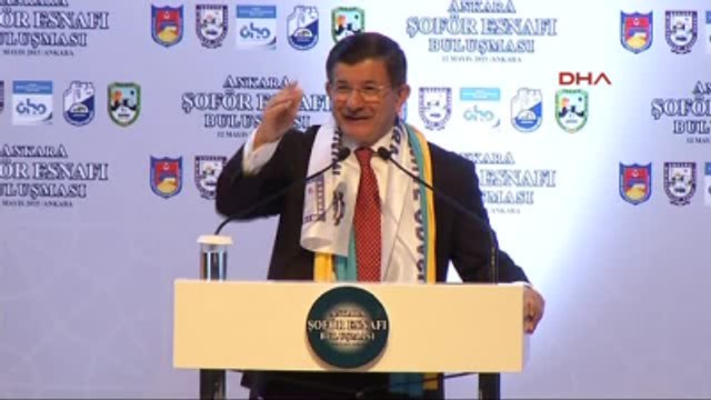 Başbakan Davutoğlu, ATO Kongre Merkezi'nde Şoför Esnafı ile Buluştu 2