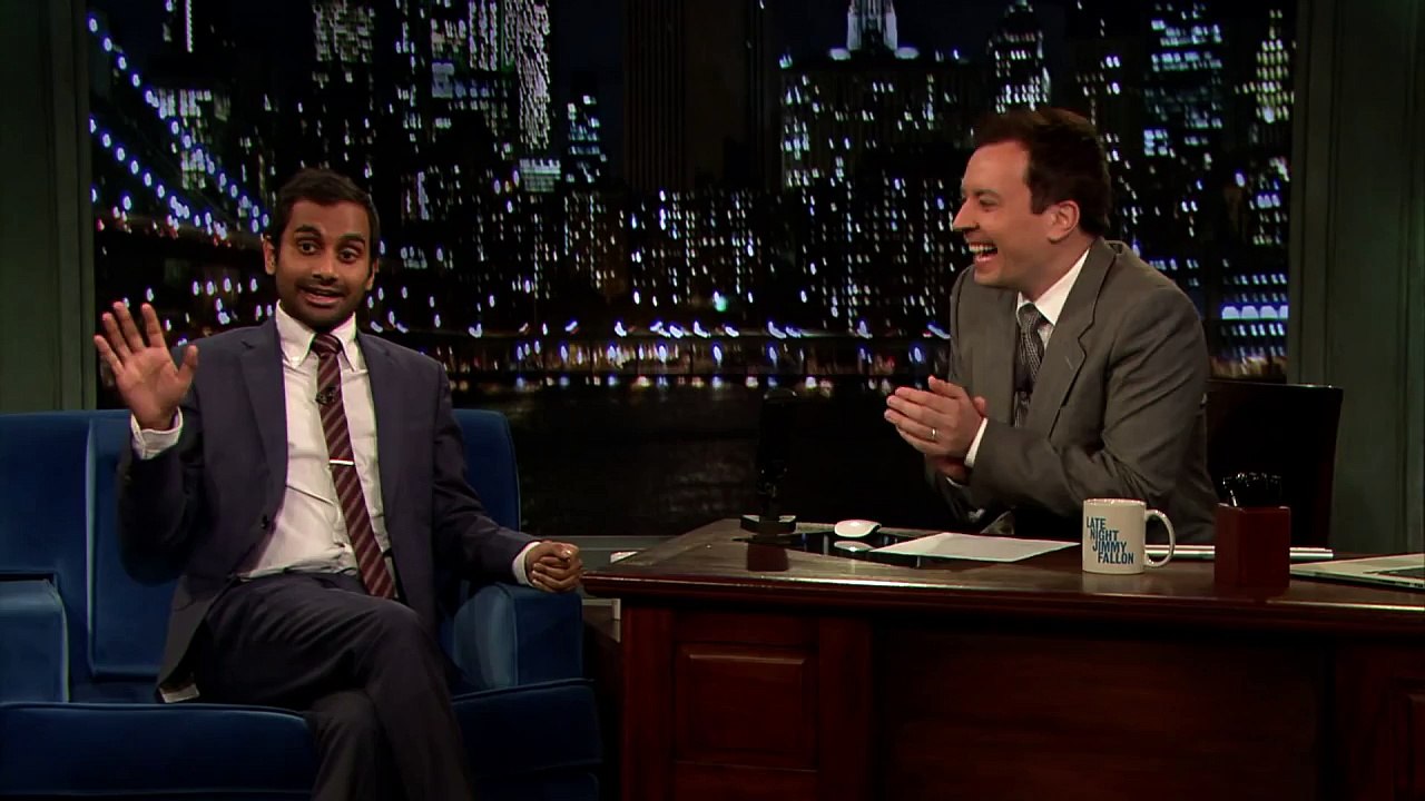 Aziz Ansari Feels for Ghosts (Late Night with Jimmy Fallon)