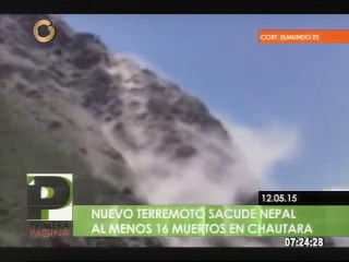 Así fue el nuevo sismo de 7,3 en Nepal