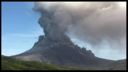 Montserrat eruption 11-02-10 Soufrière Hills