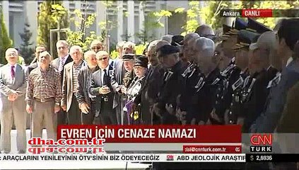 Kenan Evren'in cenazesinde olay