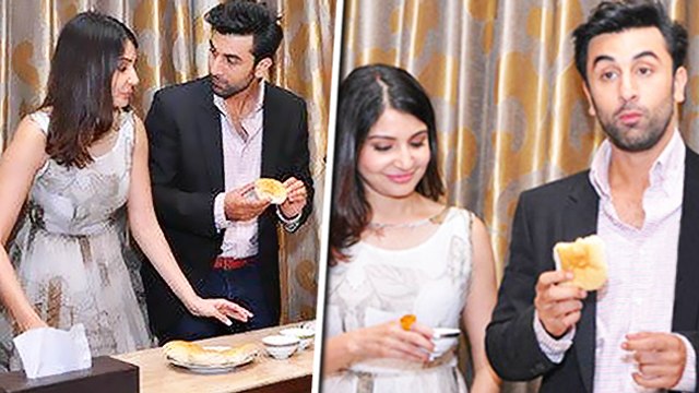 Ranbir Kapoor Serves 'Vada Pav' To Anushka Sharma