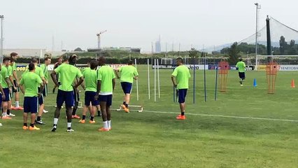 La vigilia di Real-Juve: l'ultimo allenamento a Vinovo