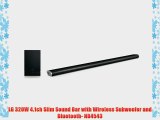 LG 320W 4.1ch Slim Sound Bar with Wireless Subwoofer and Bluetooth- NB4543