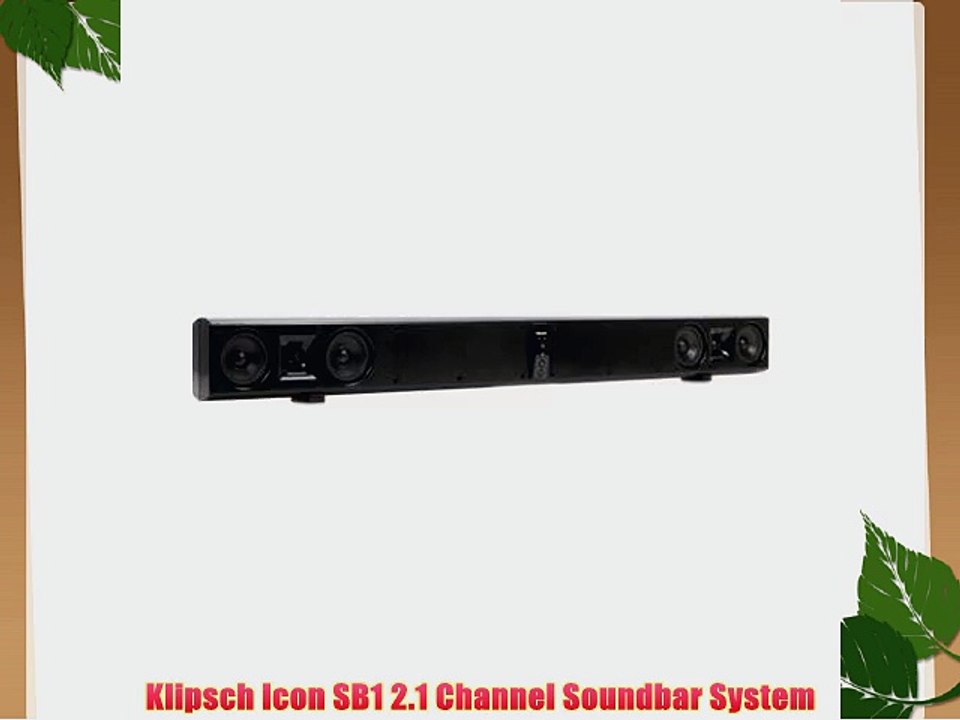 Klipsch Icon SB1 2.1 Channel Soundbar System