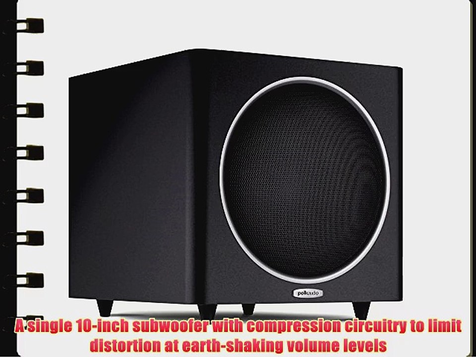 Polk Audio PSW110 10Inch Powered Subwoofer (Single Black) video