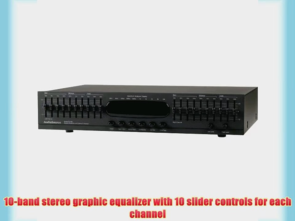 AudioSource EQ 200 10-Band Stereo Graphic Equalizer