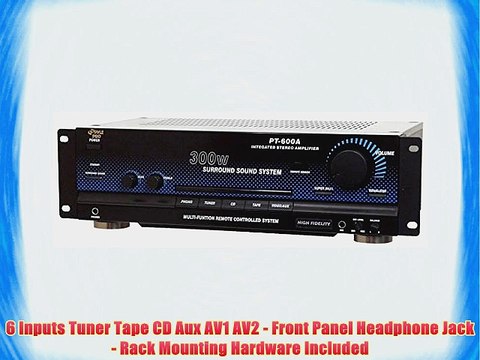 PYLE PT-600A 300 Watt Stereo Amplifier