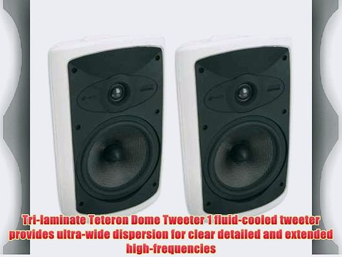 Niles OS7.5 White (Pr) 7 Inch 2-Way High Performance Indoor Outdoor Speakers