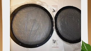 Pair 12 Inch Classic Beehive High Excursion Subwoofer Speaker Grills